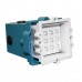 Φωτιστικό Χωνευτό Τετράγωνο LED 0.6W 230V 3100K Θερμό Φως Αλουμινίου Λευκό 9621 IP54